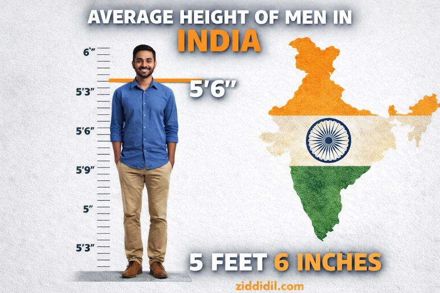 Average Height of Men in India: Real Statistics & Regional Differences