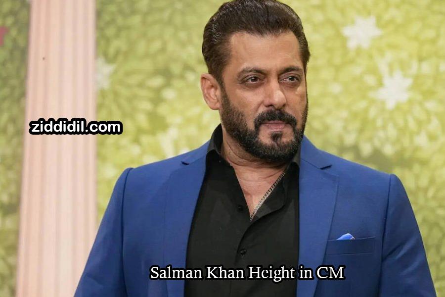 Salman Khan Height in CM