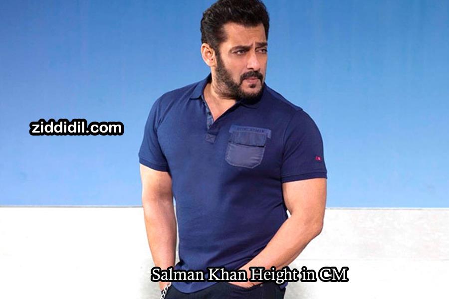 Salman Khan Height in CM