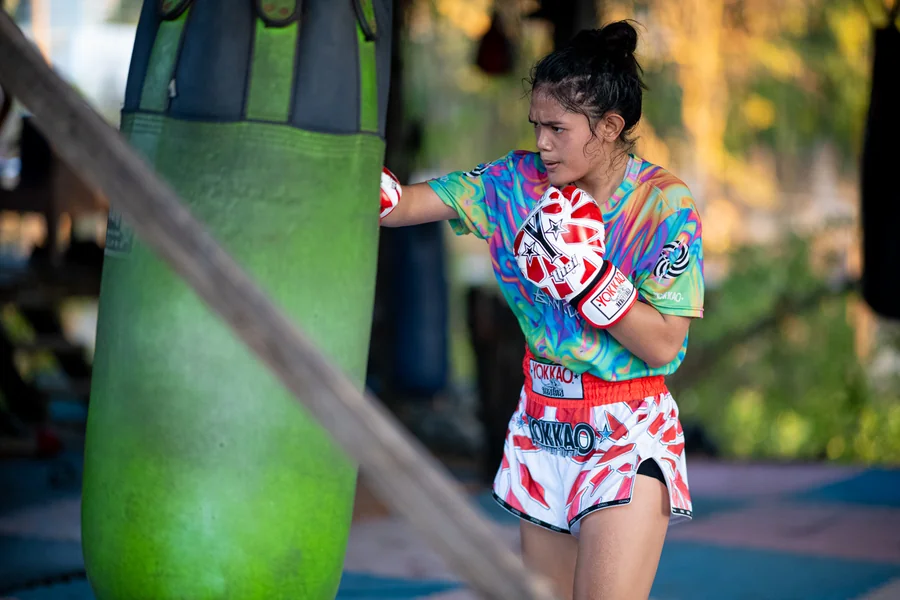 Muay Thai Training with Fitness in Thailand for Women